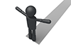 Moment of tension-pictogram | person illustration | free