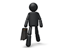 Going to work-pictogram | person illustration | free