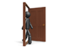 Open / Door-Pictogram | Person Illustration | Free