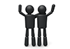 Cross Shoulders-Pictograms | People Illustrations | Free