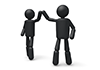 Join forces-pictograms | person illustrations | free
