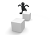 Breakthrough-Pictogram | Person Illustration | Free