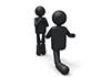 Confession of love-pictogram | person illustration | free