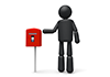 Receive Letters-Pictograms | People Illustrations | Free