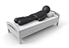 Sleeping in bed-pictograms | person illustrations | free