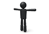 People who open their hands-pictograms | person illustrations | free
