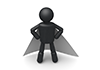 Superman-Pictogram | Person Illustration | Free