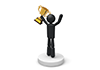 Become the best-pictogram | person illustration | free