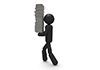 Organize books-pictograms | person illustrations | free