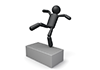 Losing balance-pictograms | person illustrations | free