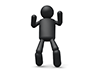 Cry of delight-pictogram | person illustration | free