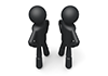 Don't take a step from each other-pictograms | person illustrations | free