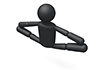 Big jump-pictogram | person illustration | free
