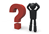 Worried / Difficult-Pictogram ｜ Person Illustration ｜ Free