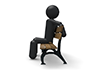 Bench-Pictogram | Person Illustration | Free