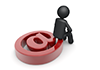 Suffering from junk mail-pictograms | person illustrations | free