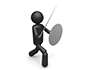 Game Player-Pictogram ｜ Person Illustration ｜ Free