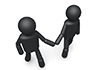 Holding Hands-Pictograms | People Illustrations | Free