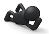 Watch TV in the room-pictograms | person illustrations | free