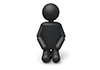 Calm your mind-pictograms | person illustrations | free