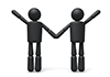 Respond to cheers-pictograms | person illustrations | free