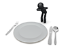 Stomach-Pictogram ｜ Person Illustration ｜ Free