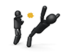 Quarrel | Strike | Injure--Pictogram | Person Illustration | Free