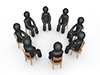 Debate | Circle | Common Room-Pictograms | People Illustrations | Free