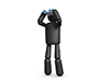 Binoculars | Checking the distance | Staring --Pictogram | Person illustration | Free