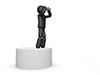 Confirmation work | Far away | Binoculars-Pictogram | Person illustration | Free