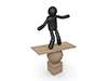 Shaking swaying | Unbalanced | I'm about to collapse --Pictogram ｜ Person illustration ｜ Free