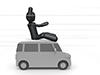 Fun drive | Drive a car | Speed ​​up-pictograms | person illustrations | free