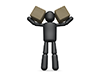 Two objects | Same thing | Symmetrical --Pictogram | Person illustration | Free