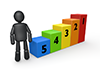 Decide the ranking | Competitive society | Aim for the best --Pictogram | Person illustration | Free