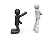 Being amiable | Unbelievable | Lies come out-pictograms | person illustrations | free