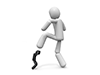 Hurt | Attack | Counterattack --Pictogram | Person Illustration | Free