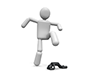 Surrender | No win | Admit defeat-Pictogram | Person illustration | Free