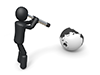 Thinking about the natural environment | Eco | Observing --Pictogram | Person illustration | Free