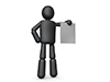 Investigative Warrant | Stepping on | Telling --Pictogram | Person Illustration | Free