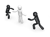 Stop fighting | Fighting | Arguing-Pictogram | Person illustration | Free