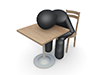 Make mistakes | No motivation | Take a nap at the desk-pictograms | person illustrations | free