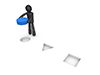 Solving problems | Puzzles | Fitting parts-Pictograms | People illustrations | Free