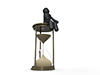 Time advances | Sukei | Stop time --Pictogram ｜ Person illustration ｜ Free