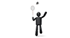 Badminton / Smash-Sports Pictogram Free Material
