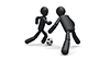 Feint / Soccer-Sports Pictogram Free Material