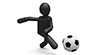Middle Shoot-Sports Pictogram Free Material