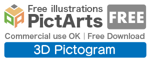 3D pictogram free material